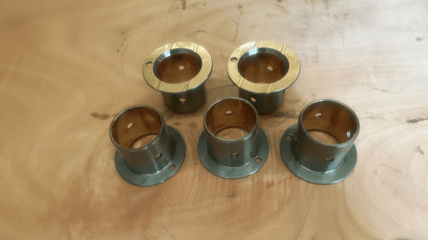 caterpillar 8p5197 track roller bearing assembly durable bimetallic bush for heavy machinery